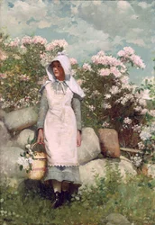 Meisje en laurier, 1879